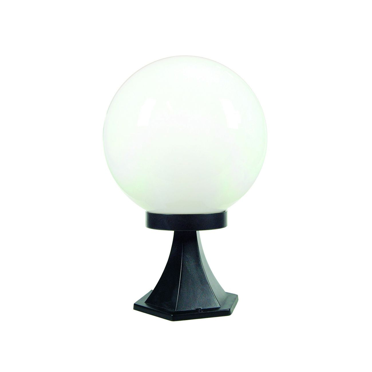 Lanterna Con Supporto Da Appoggio Modello Sfera - 100w IP44 mm.250x354h. colore nero