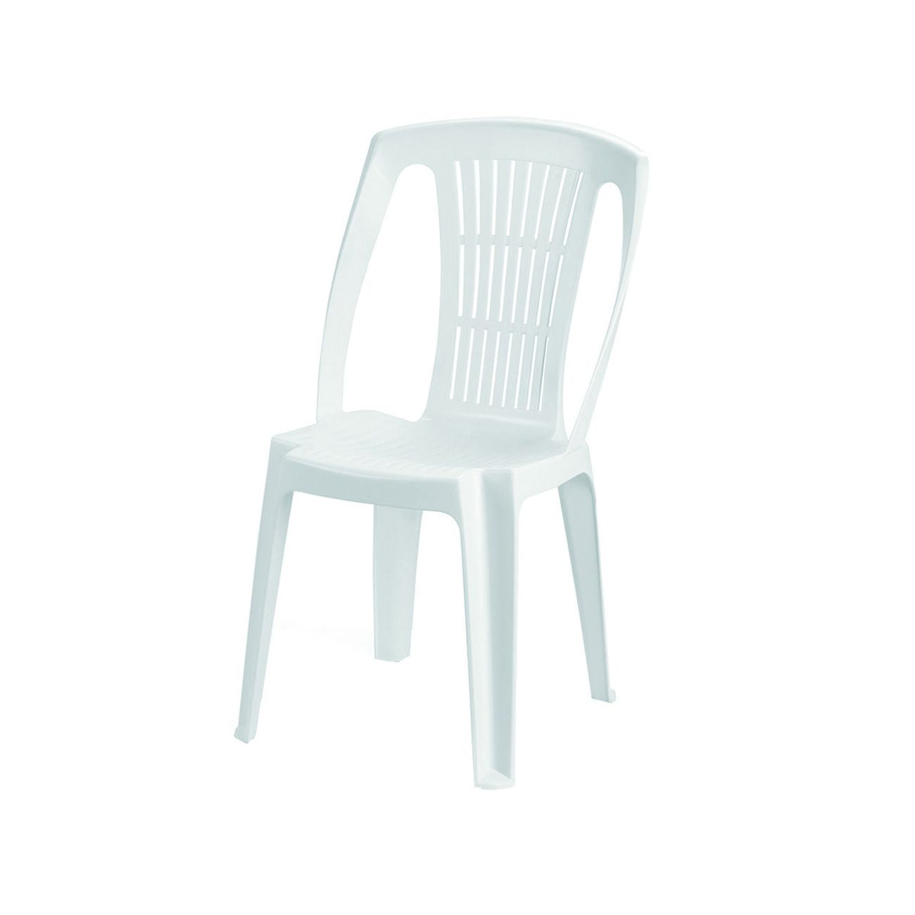 Sedia Da Giardino "Stella" Bianca - cm.46x53x86h. - peso kg.2,58