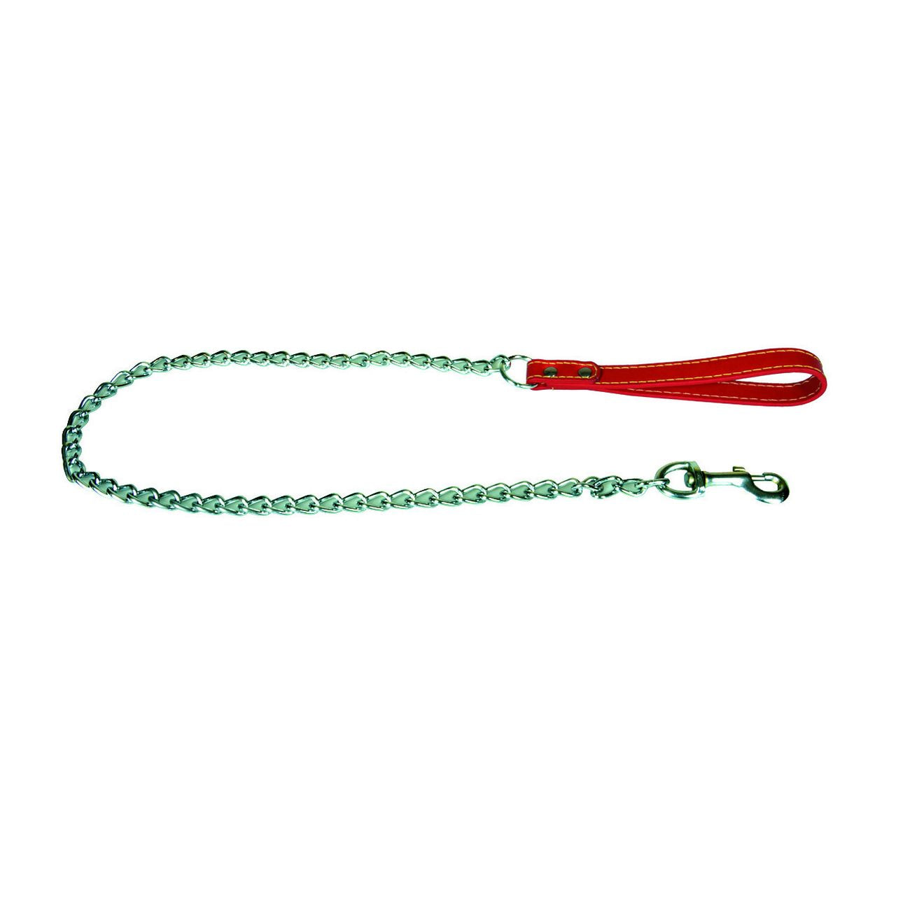 Guinzaglio per cani con catena - lunghezza cm.100 spessore maglie mm.3,5