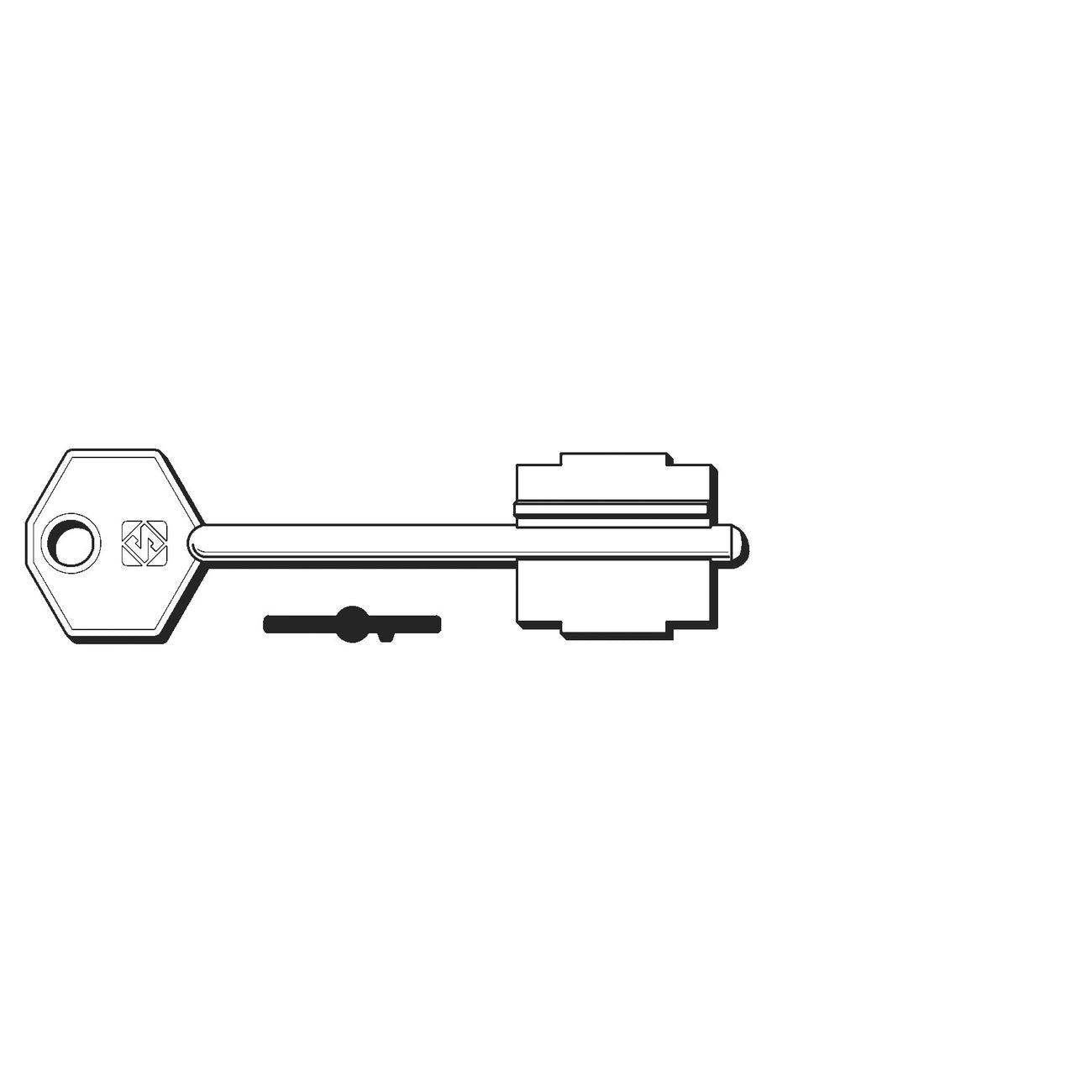 Chiavi Doppia Mappa Potent 5Pt12 - 5PT12 - 5 pz