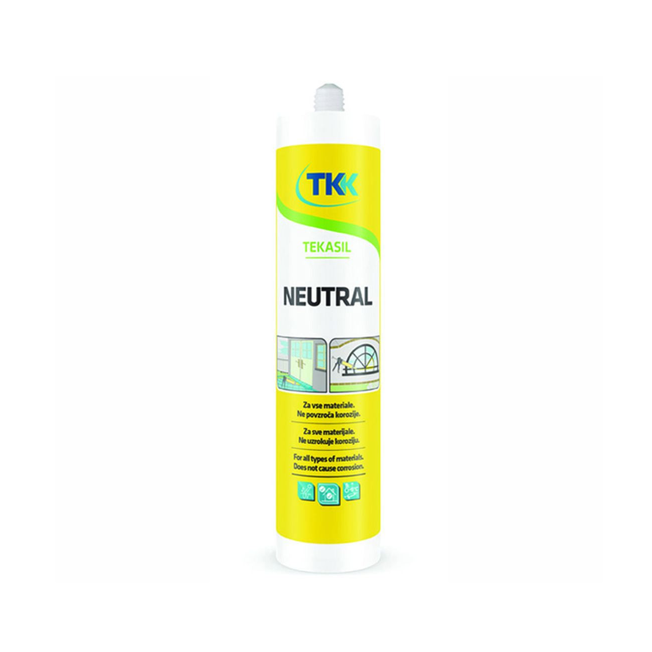 Silicone Neutro Tekasil Neutral - ml.310 avorio RAL1013