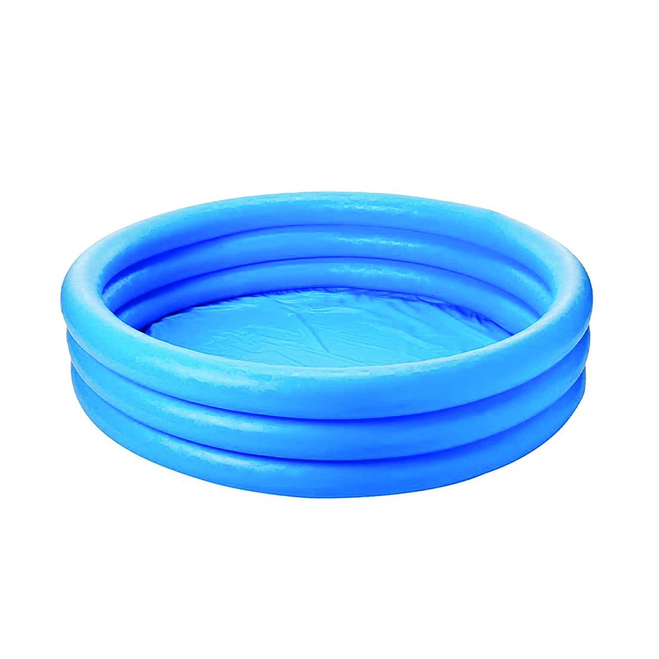 Piscina Gonfiabile Rotonda "Crystal Blu" 3 Anelli +2 Anni - cm.147x33h. - peso kg.1,45 (58426)