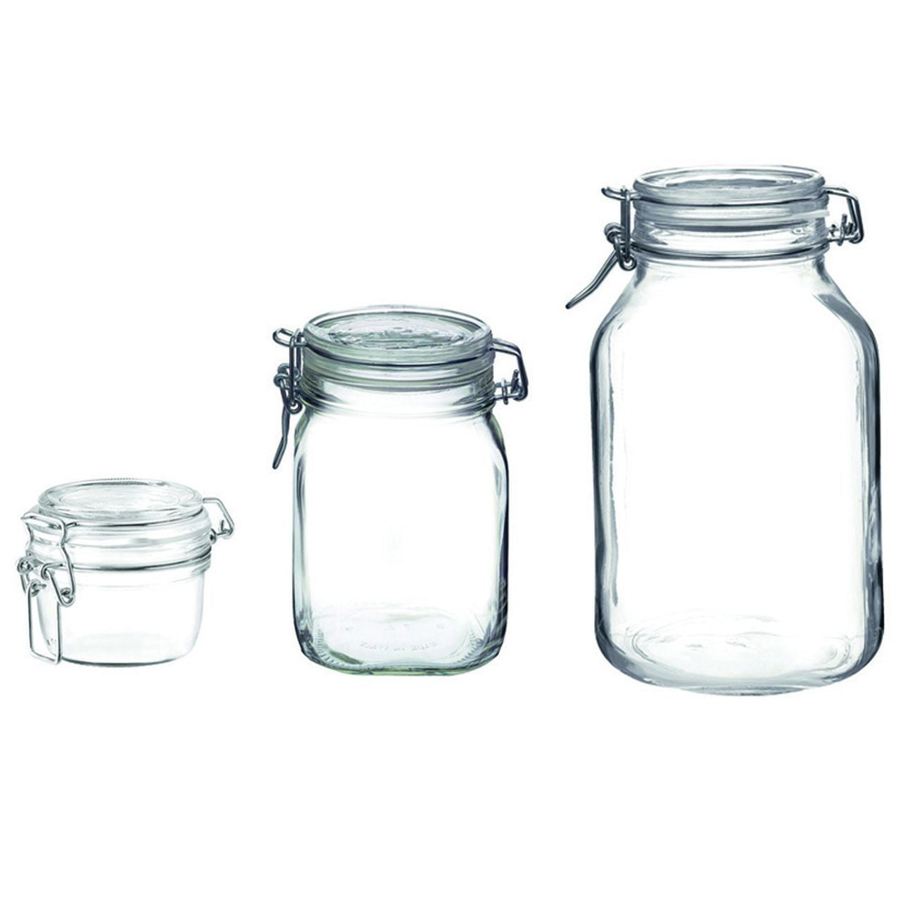 Vaso Vetro Fido Ermetico - ø mm.98 ml.350 - 6 pz