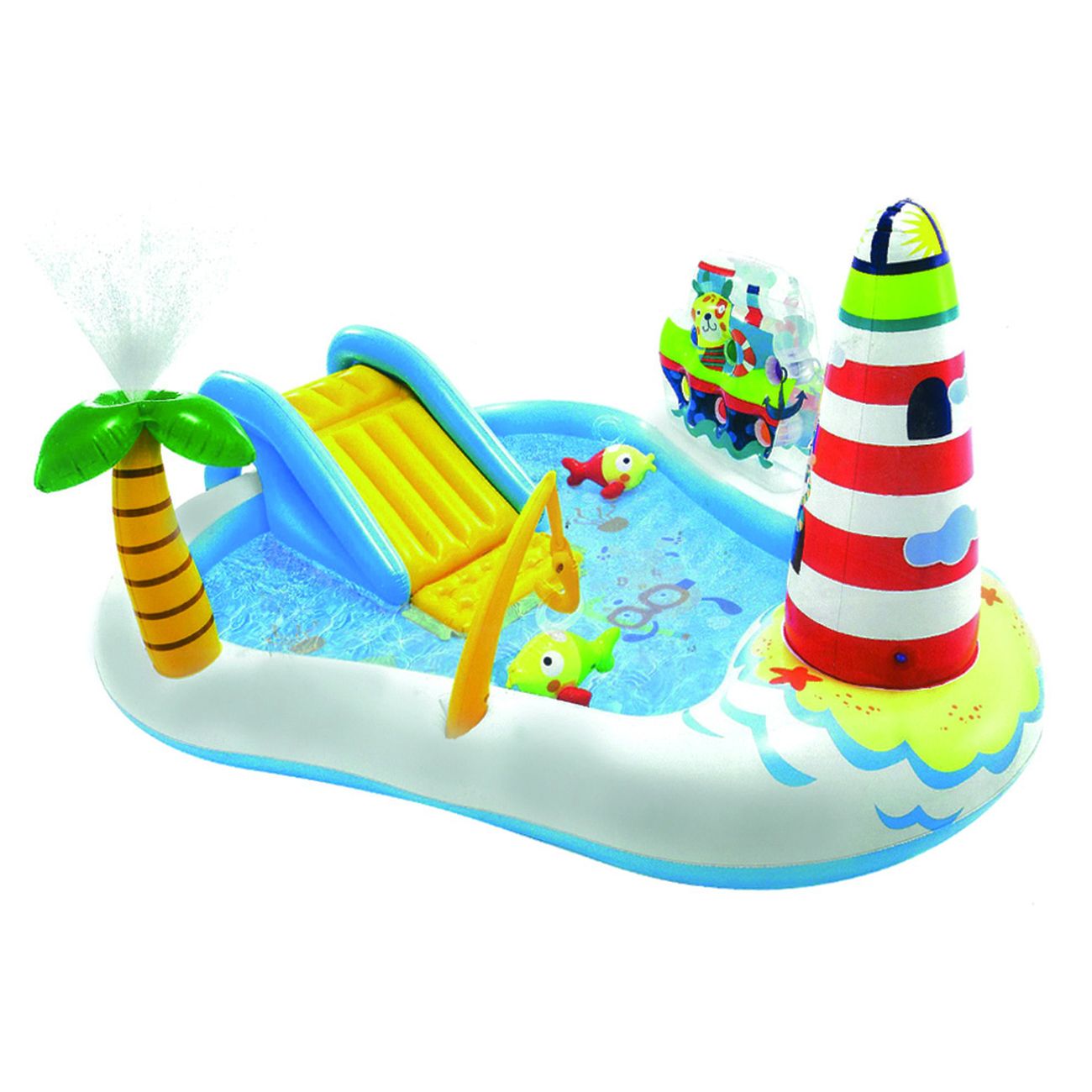 Piscina Gonfiabile "Fishing Fun Play Center"  +3 Anni - cm.218x188x99h. - peso kg.4,35 (57162)