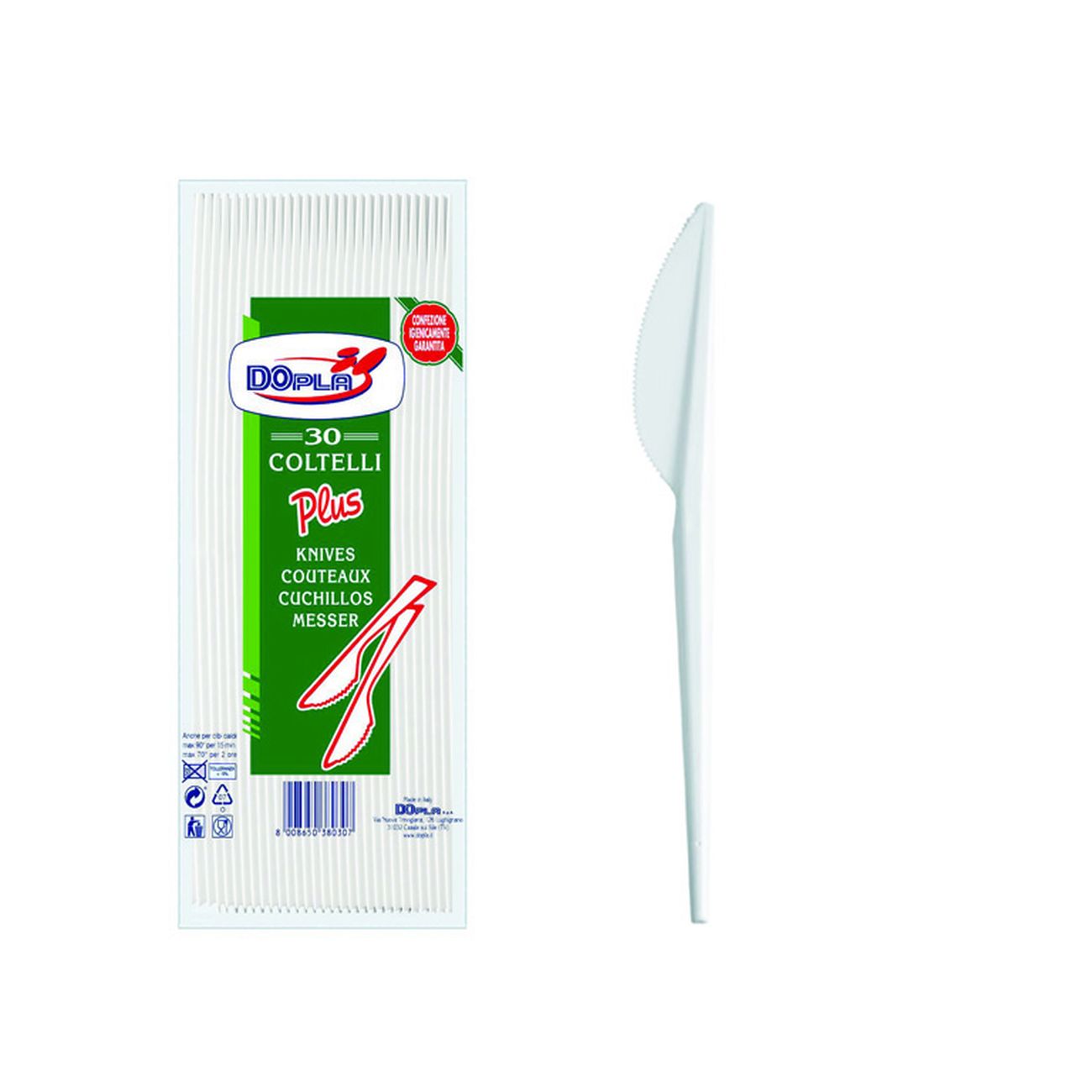Coltelli trasparenti pz.20 - 10 cf