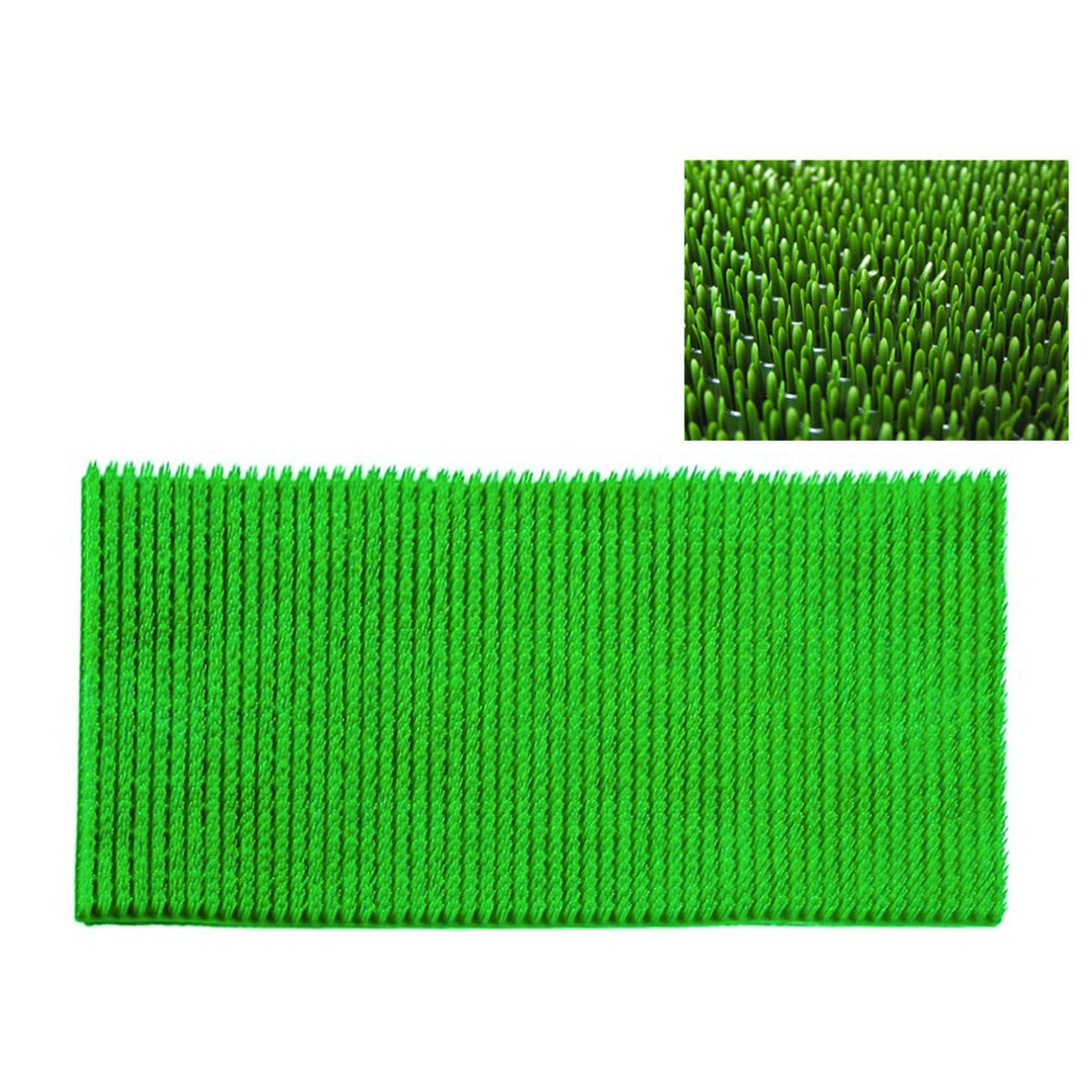 Zerbino green verde spessore mm.23 - cm.40x70, spessore mm.23