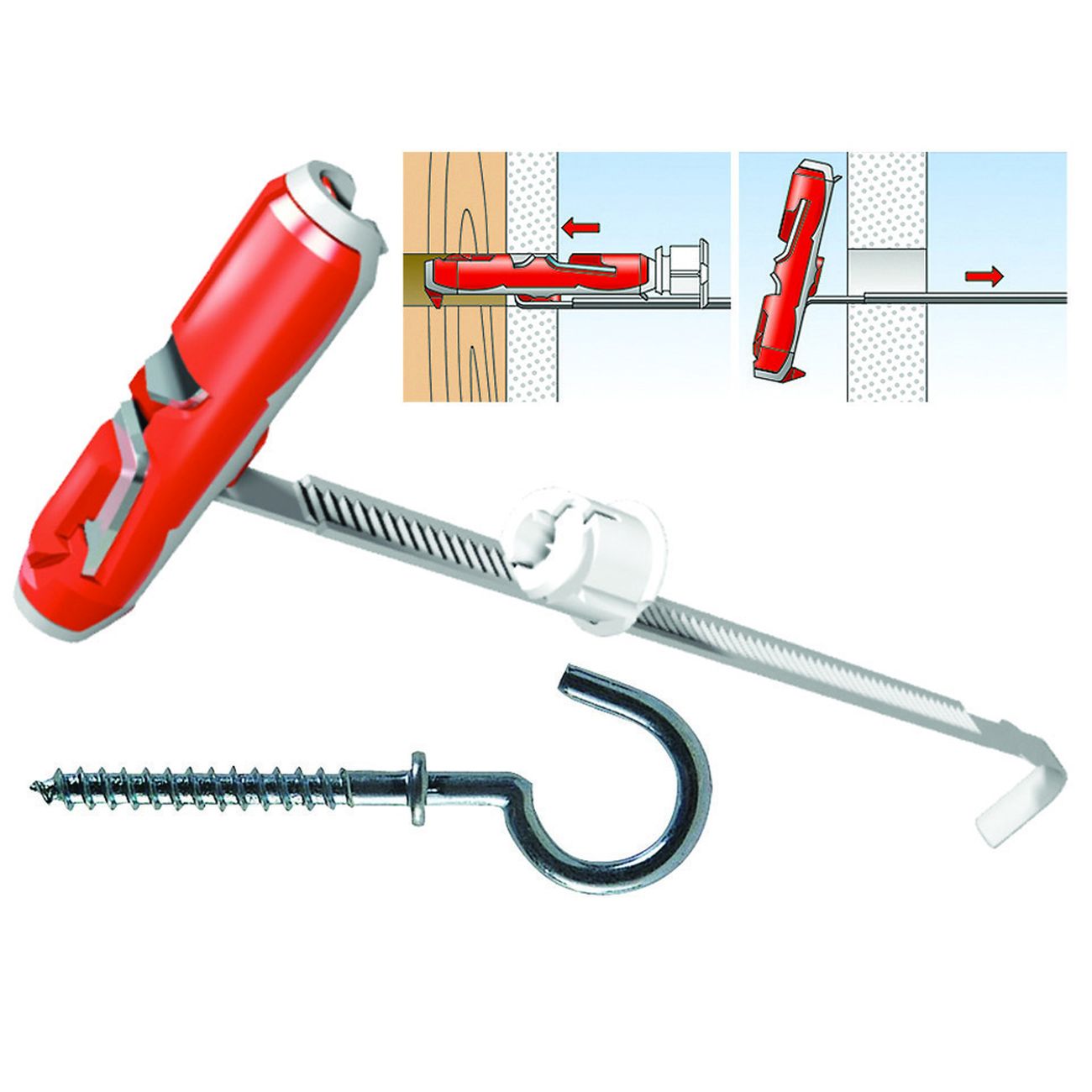 Fissaggio basculante in nylon duotec 10h - Ø mm.10 - 25 pz