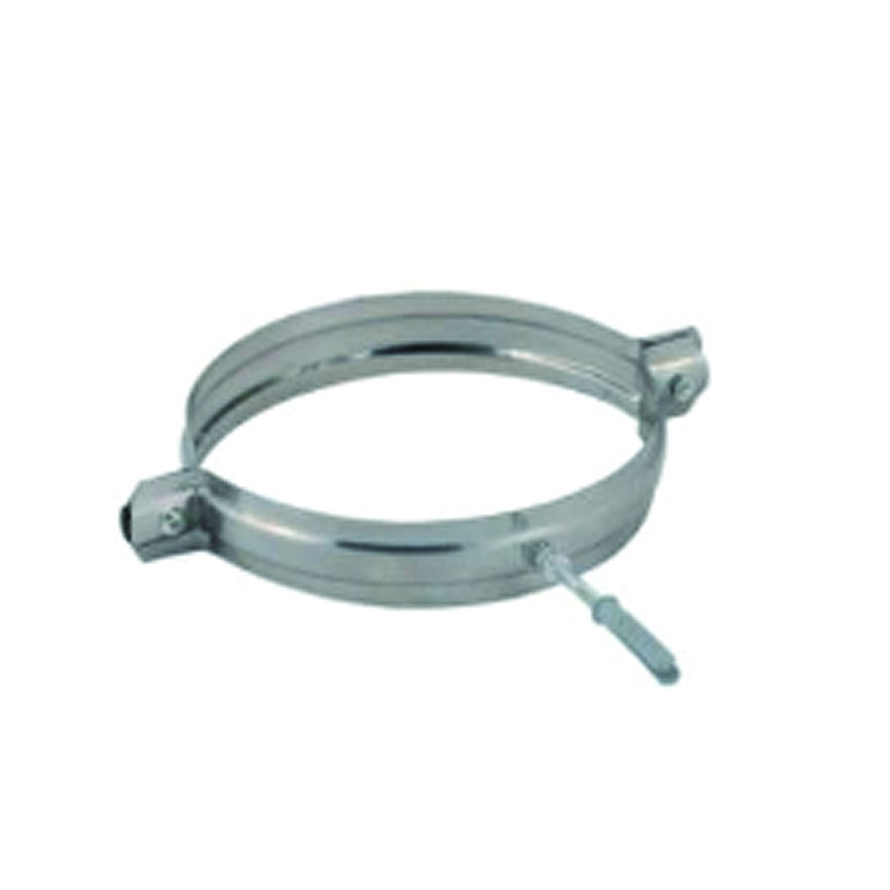 Collare Reggitubo In Acciaio Inox Aisi 304 Monoparete Spessore Mm.0,5