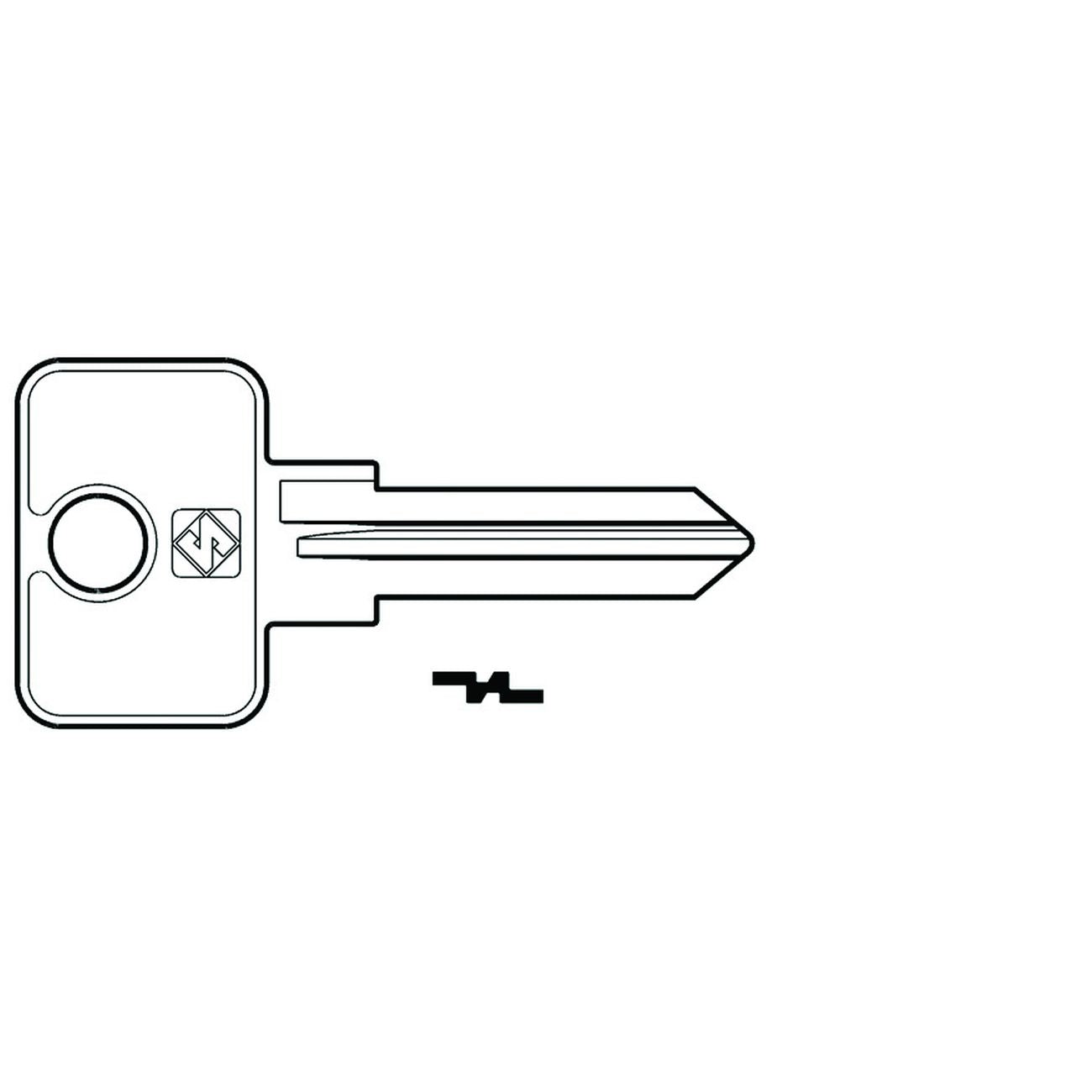 Chiavi sispa per tappi benzina ssa4r - ssa4r - 10 pz