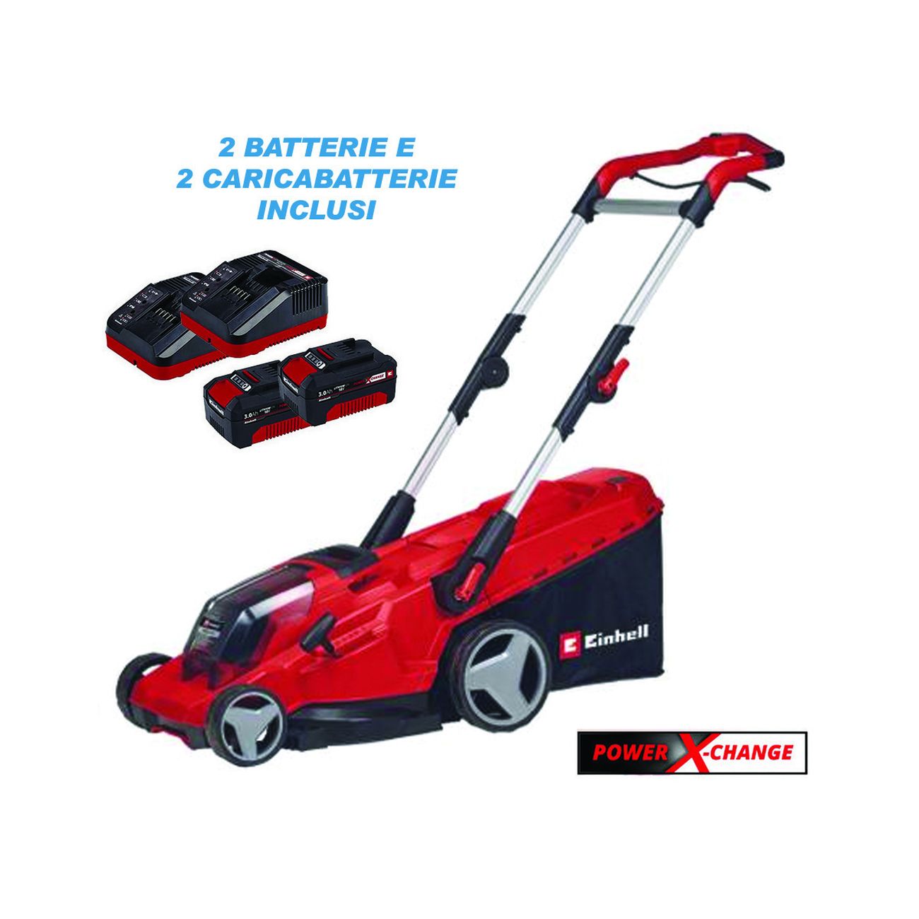 Rasaerba a batteria 36v 4ah (18v x2) taglio cm.36 (rasarro 36/40)