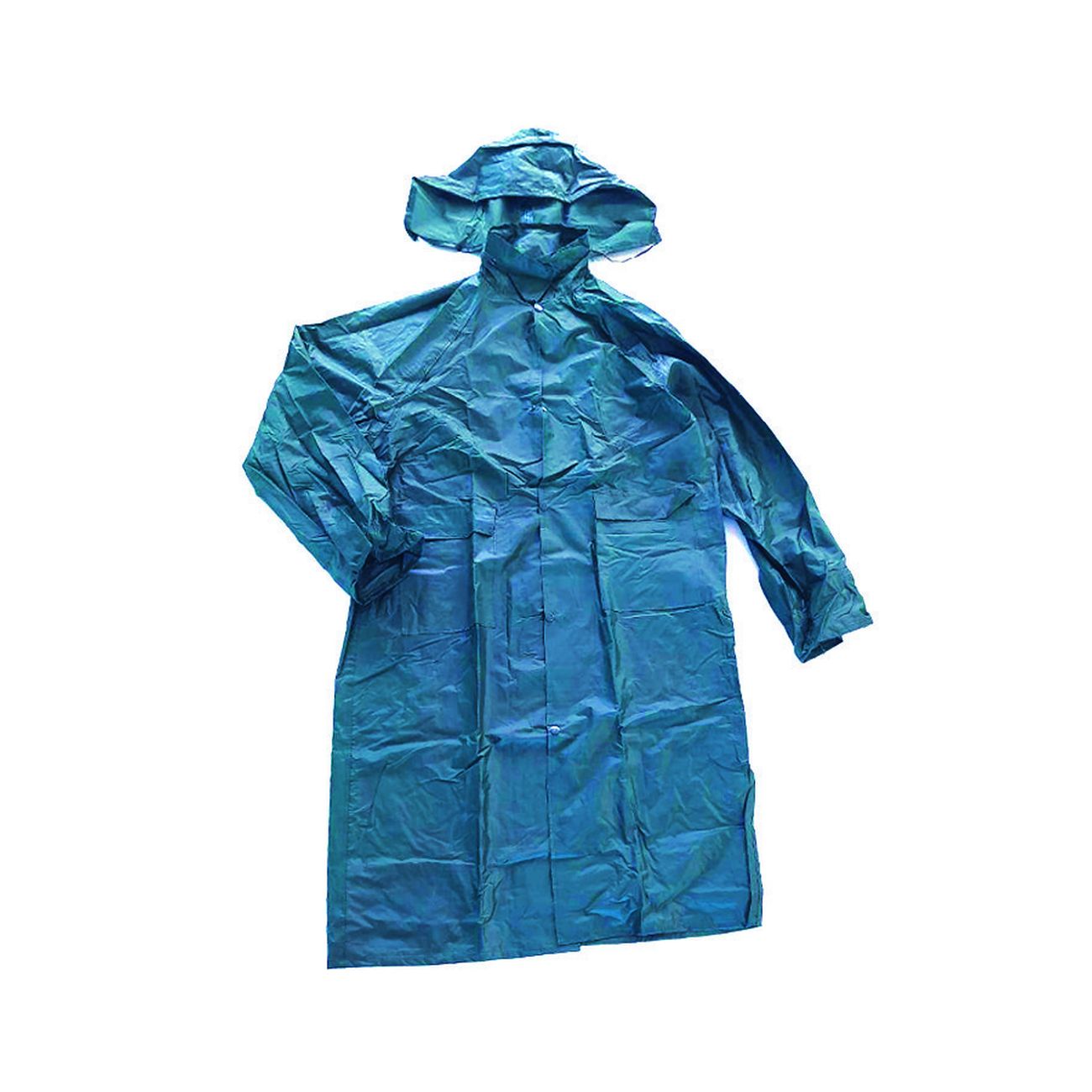 Impermeabile cappotto in nylon/pvc blu