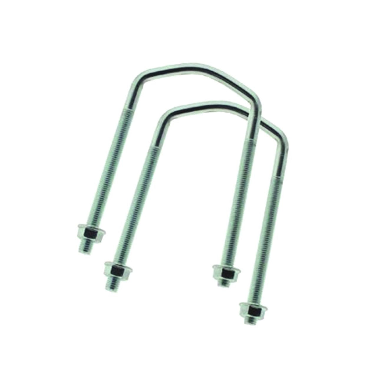 Kit fissaggio palo tv per supporti parabola - mm.75x85h. - dado Ø mm.13 - 10 pz