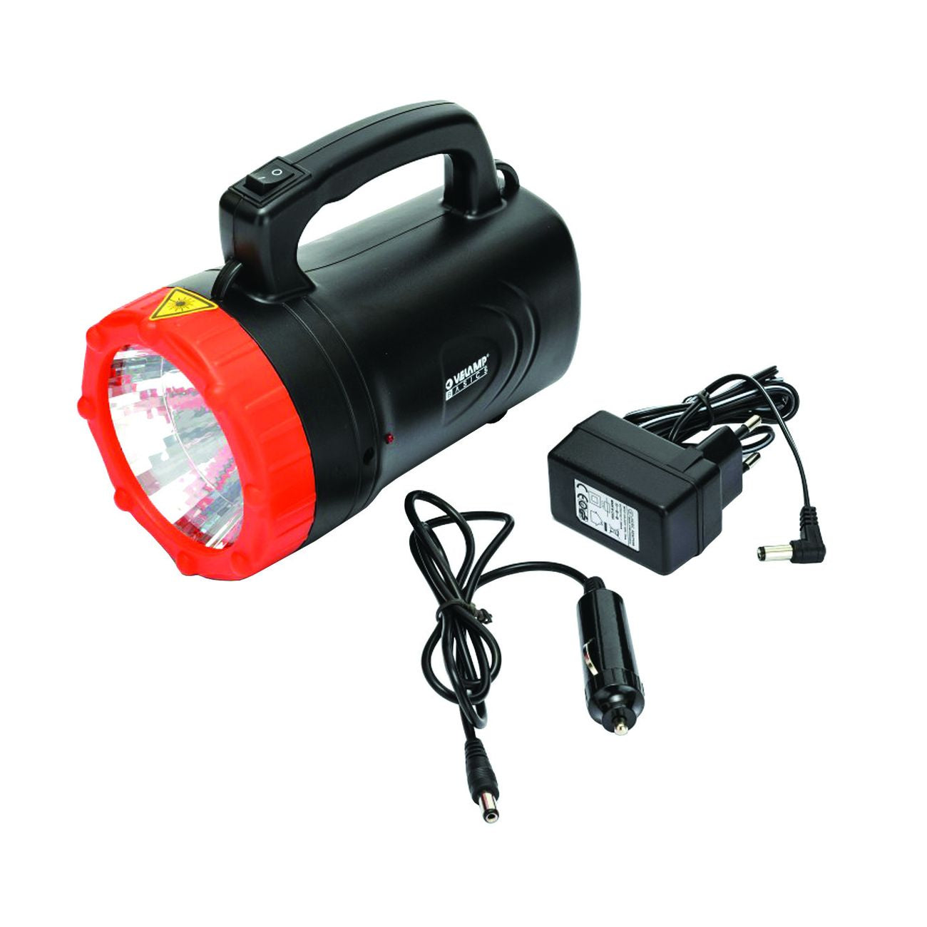 Torcia portatile ricaricabile led - 1 lampada led 1w - 90 lumen