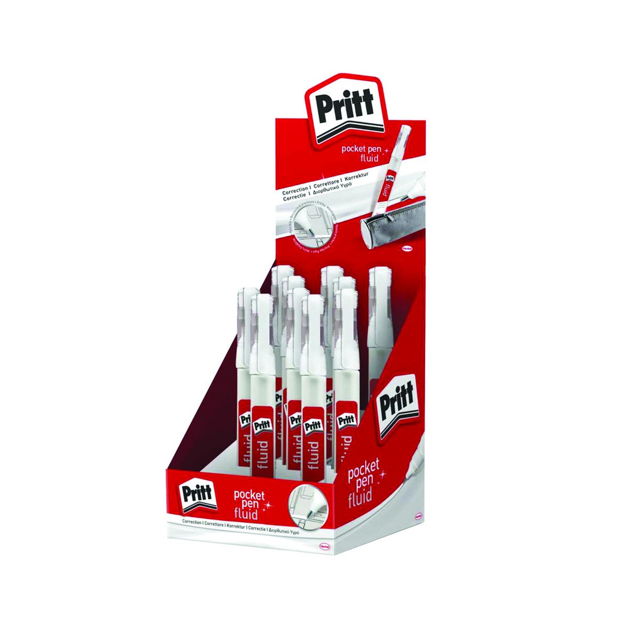 Correttore pritt pocket pen pz.10 - ml.8 - 10 pz