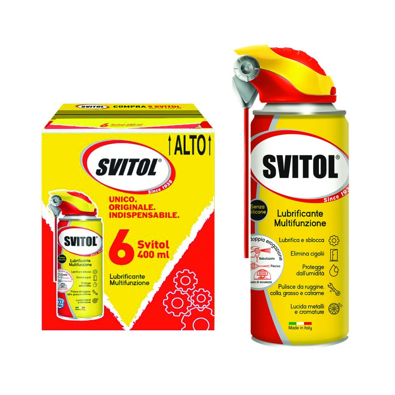 Svitol sbloccante spray - ml.400 bombola spray confezione pz.6 (2128) - 1 cf