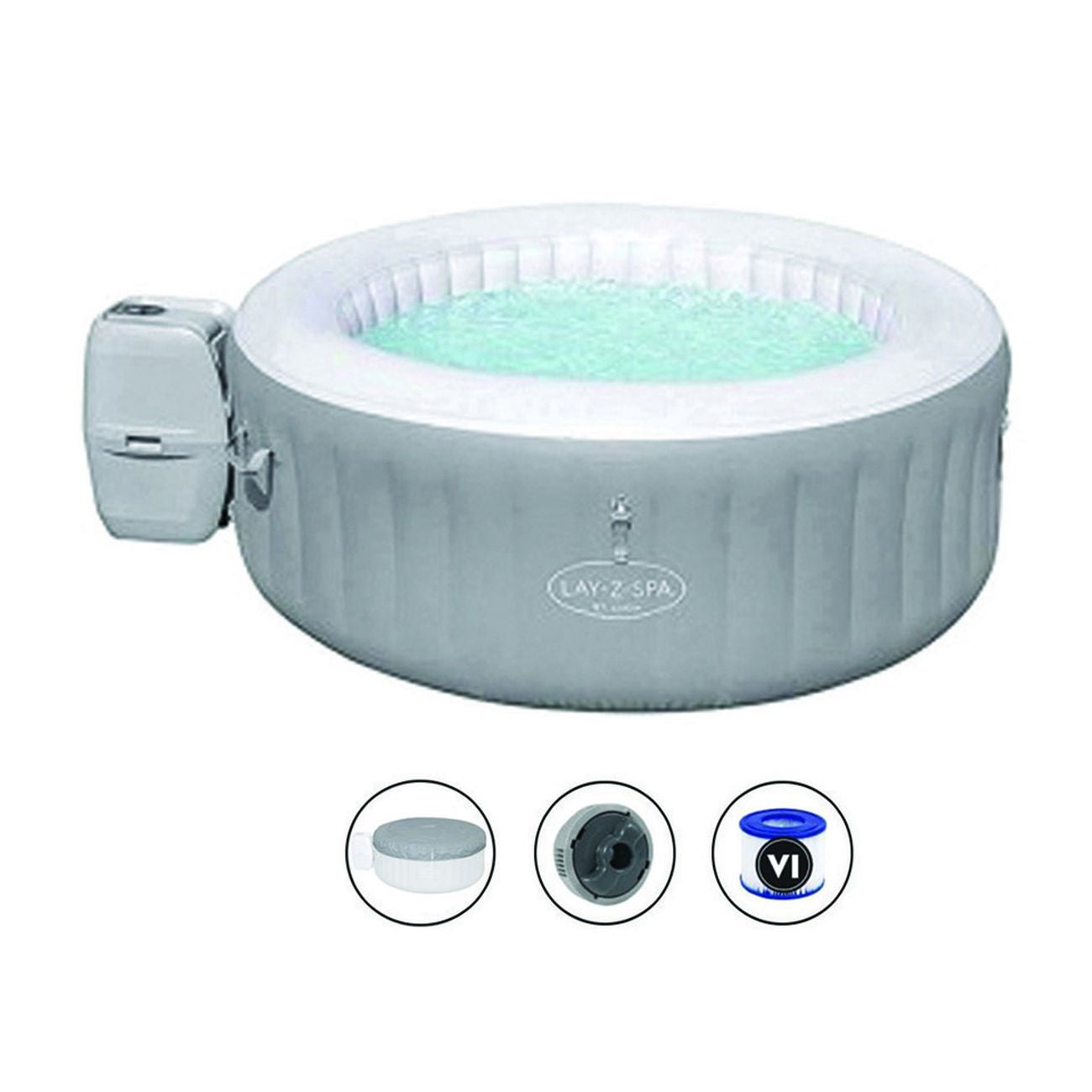 Piscina Idromassaggio Lay-Z Spa St.Lucia Airjet Cm.170X66H. - ø cm.170x66h. - (art.60037)
