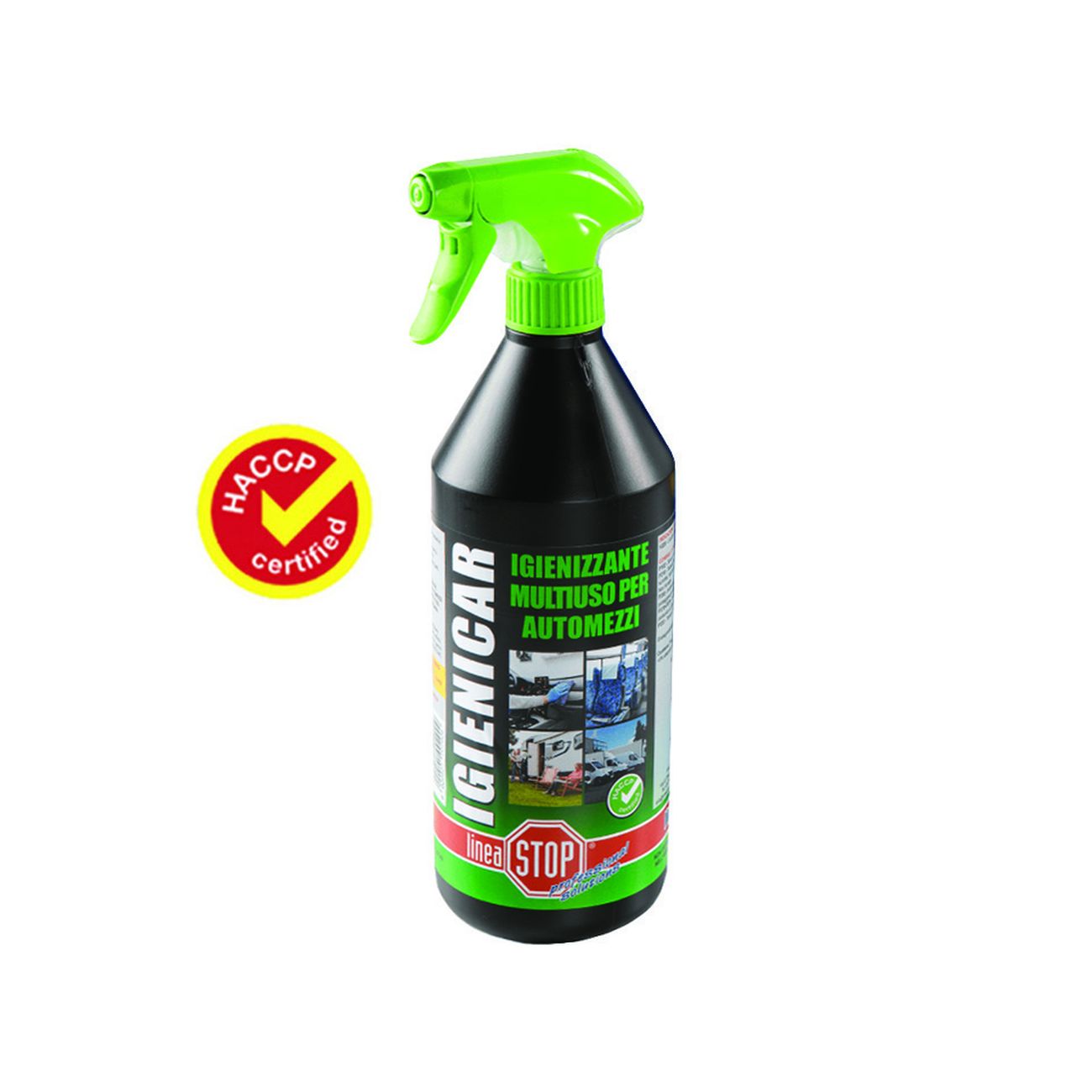 Igienicar detergente igienizzante per interni degli automezzi - ml.750 in flacone spray