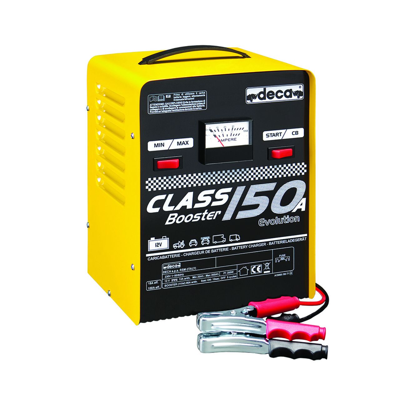 Caricabatteria class booster 150a 12v con avviatore rapido