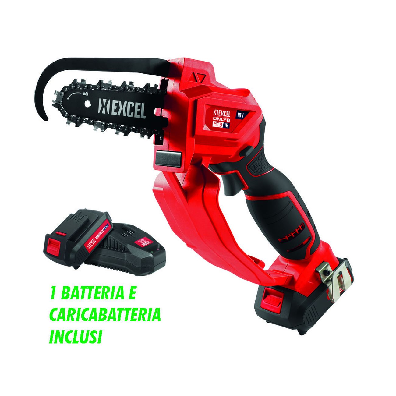 Elettrosega light a batteria litio 18v barra cm.15 only1