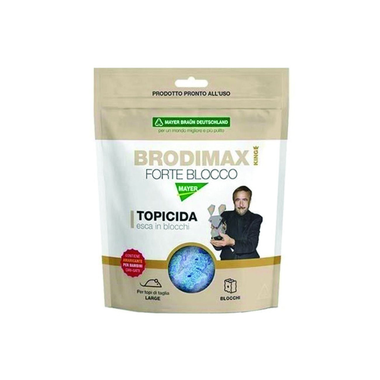 Topicida brodimax forte blocco king - gr.200 in busta - 36 pz