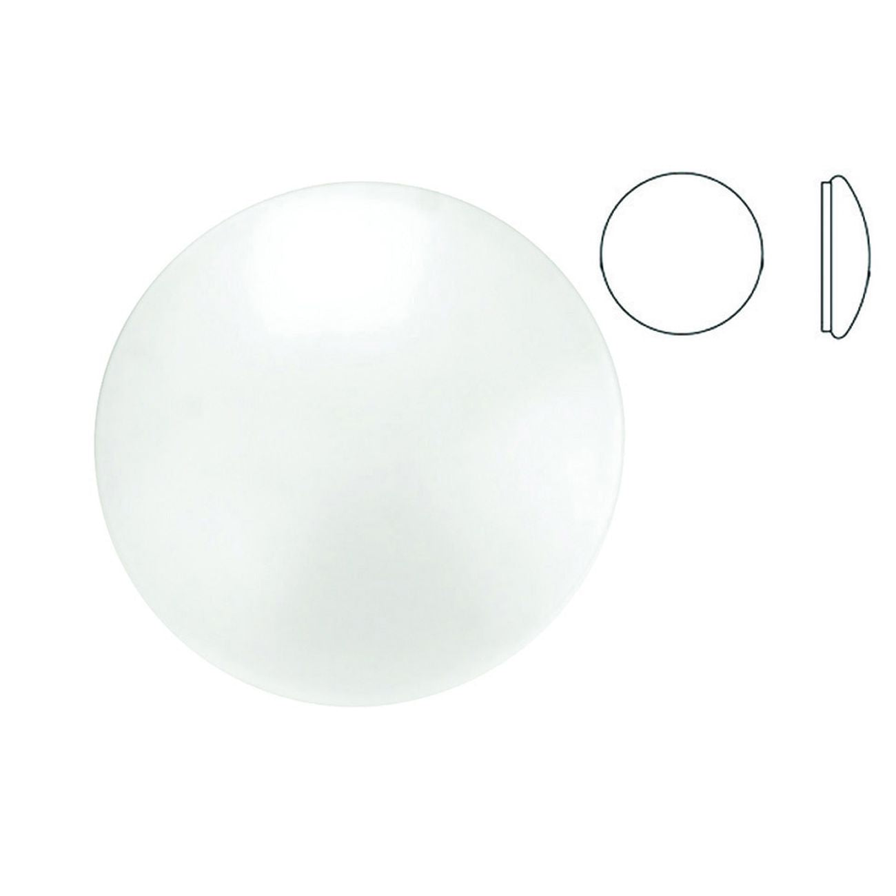 Plafoniera rotonda led parete/soffitto full moon