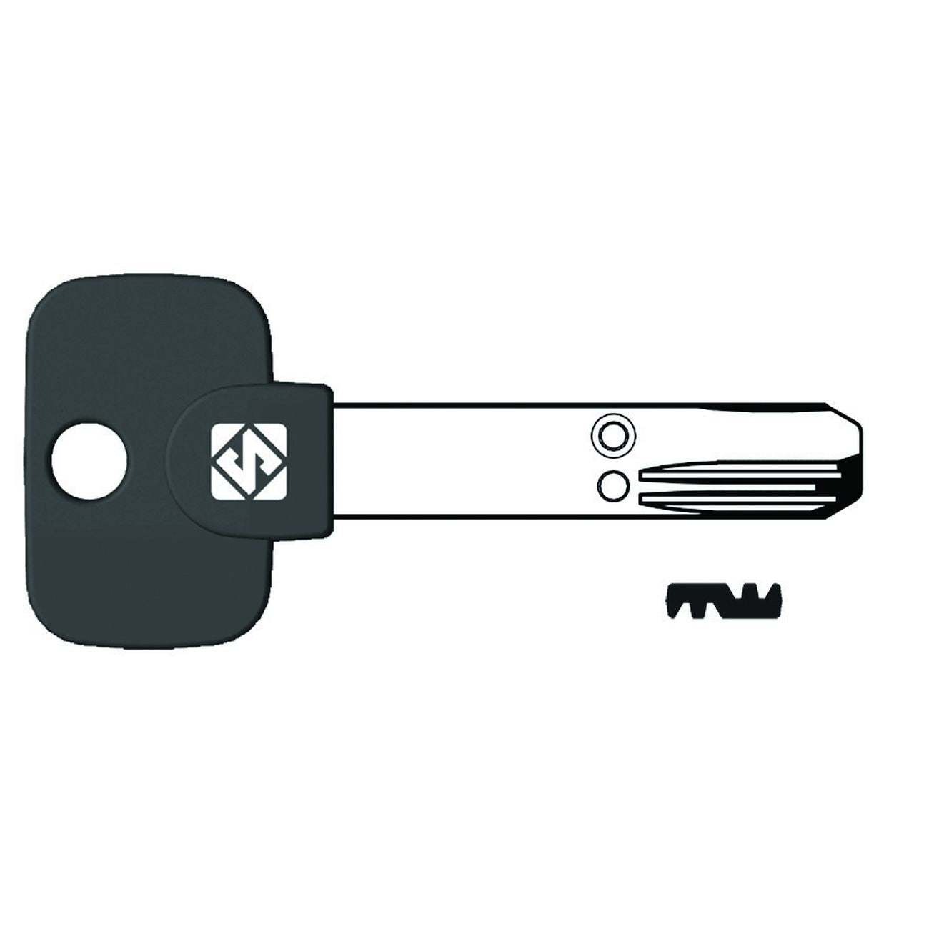 Chiavi punzonate per cilindri mul-t-lock mtk18rp - mtk18rp - 5 pz
