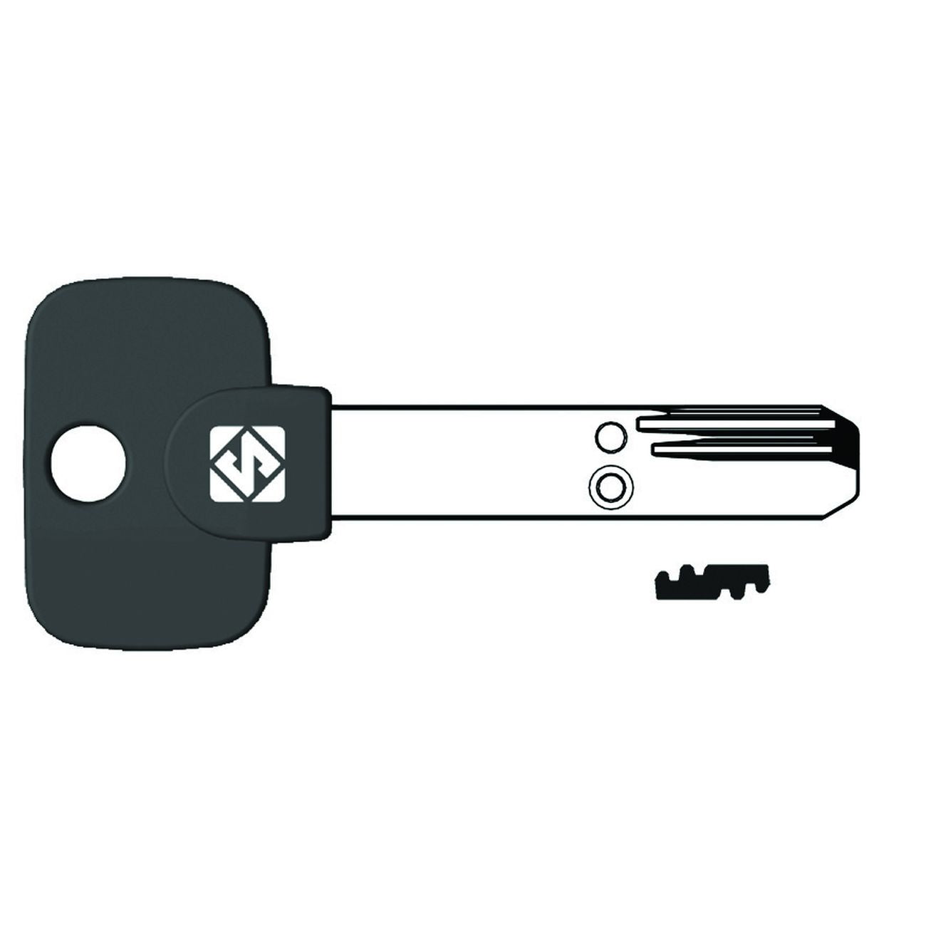 Chiavi punzonate per cilindri mul-t-lock mtk19p - mtk19p - 5 pz