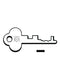 Chiavi passepartout per cassette postali 1003p - 1003p - 10 pz