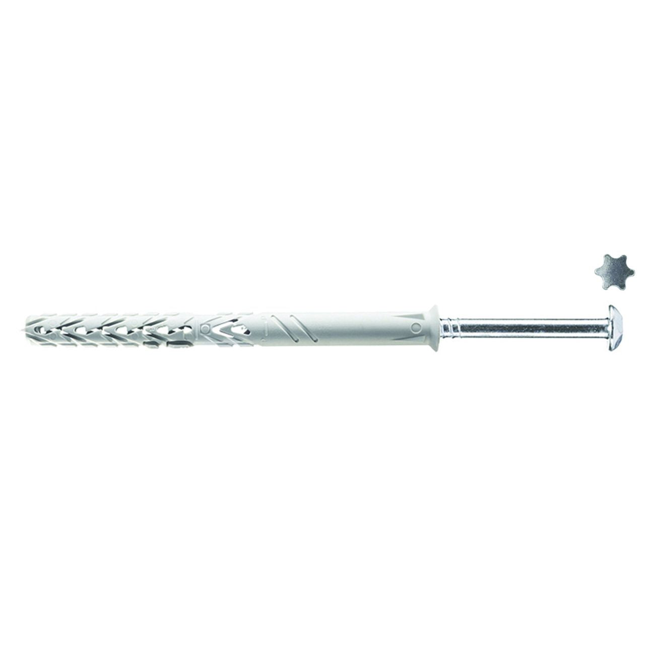 Tassello In Nylon Prolung. Vite Tb E Inserto Antimanomissione T66/V Am - ø mm.10x140 - 25 pz
