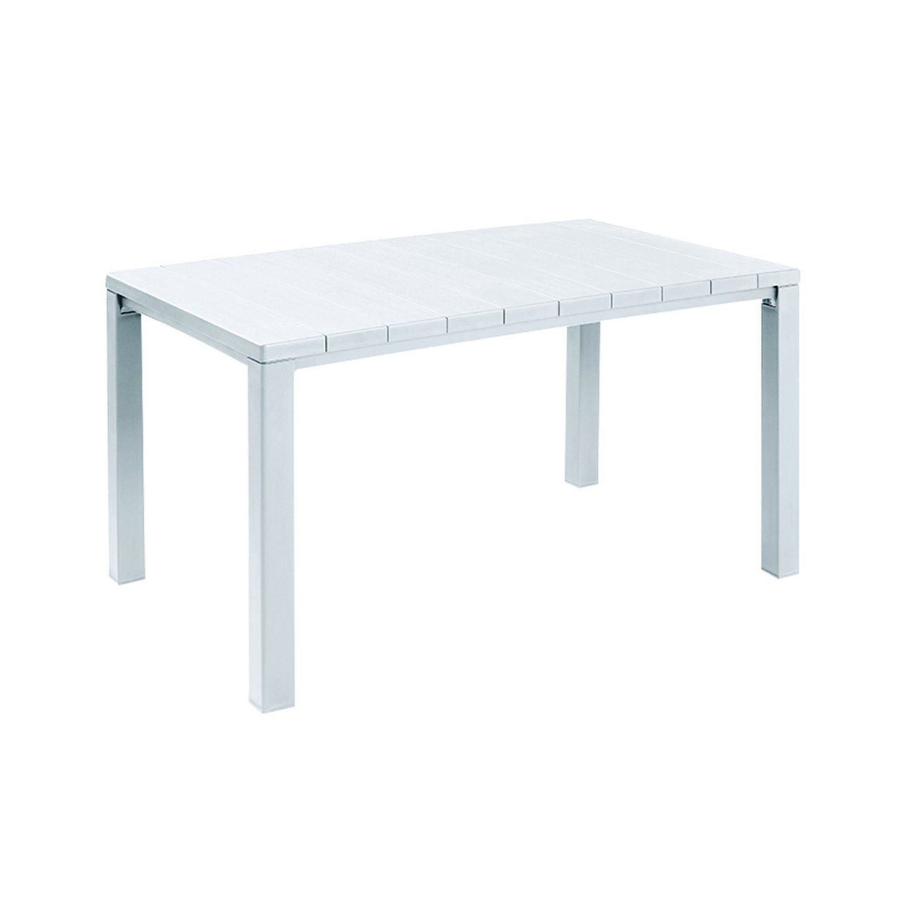 Tavolo Da Giardino "Julie" Woodlook Bianco Cm.147X90X75H - cm.147x90x75h