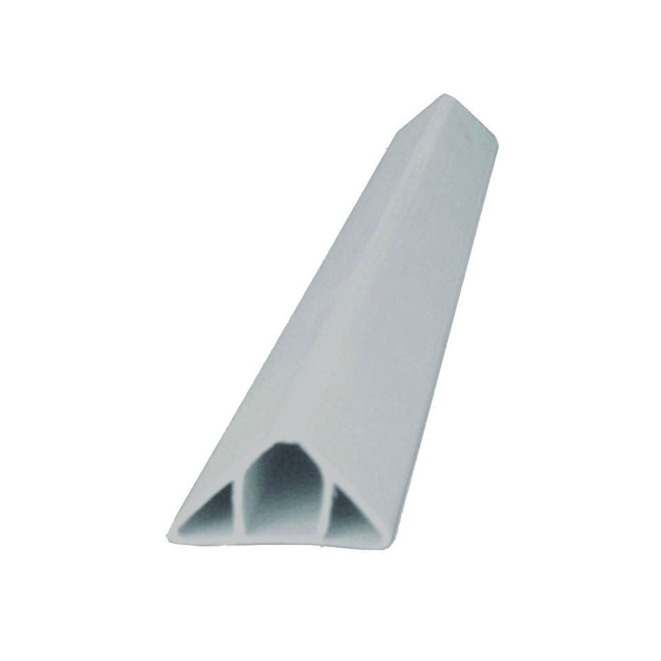 Smusso Pvc Per Pilastri - mm.20x2x10h. barra mt.2 - grigio - 50 pz