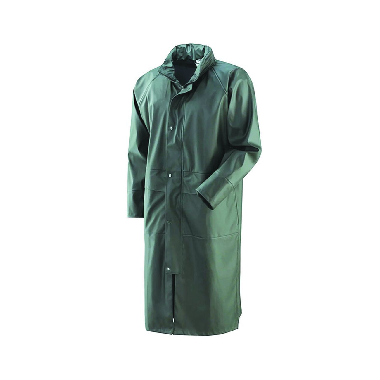 Impermeabile Cappotto In Poliuretano Verde - tg.L colore verde