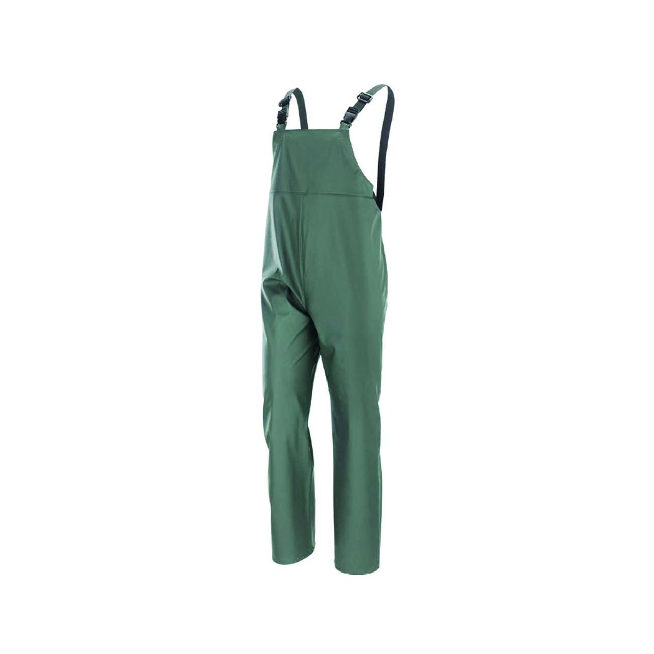 Impermeabile Pantalone Con Pettorina In Poliuretano Verde - tg.XL colore verde