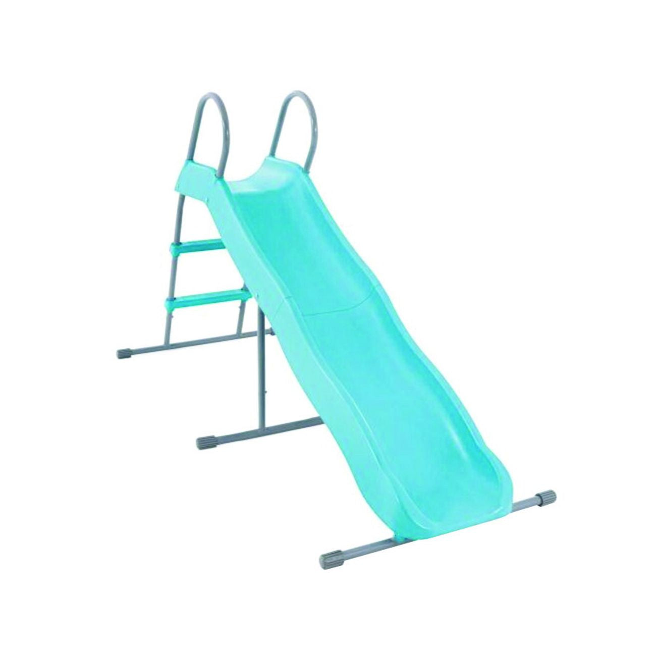 Scivolo Per Bambini 3-10 Anni Azzurro Cm.196X84X119H. - cm.196x84x119h. - peso kg.16,9 (44106)