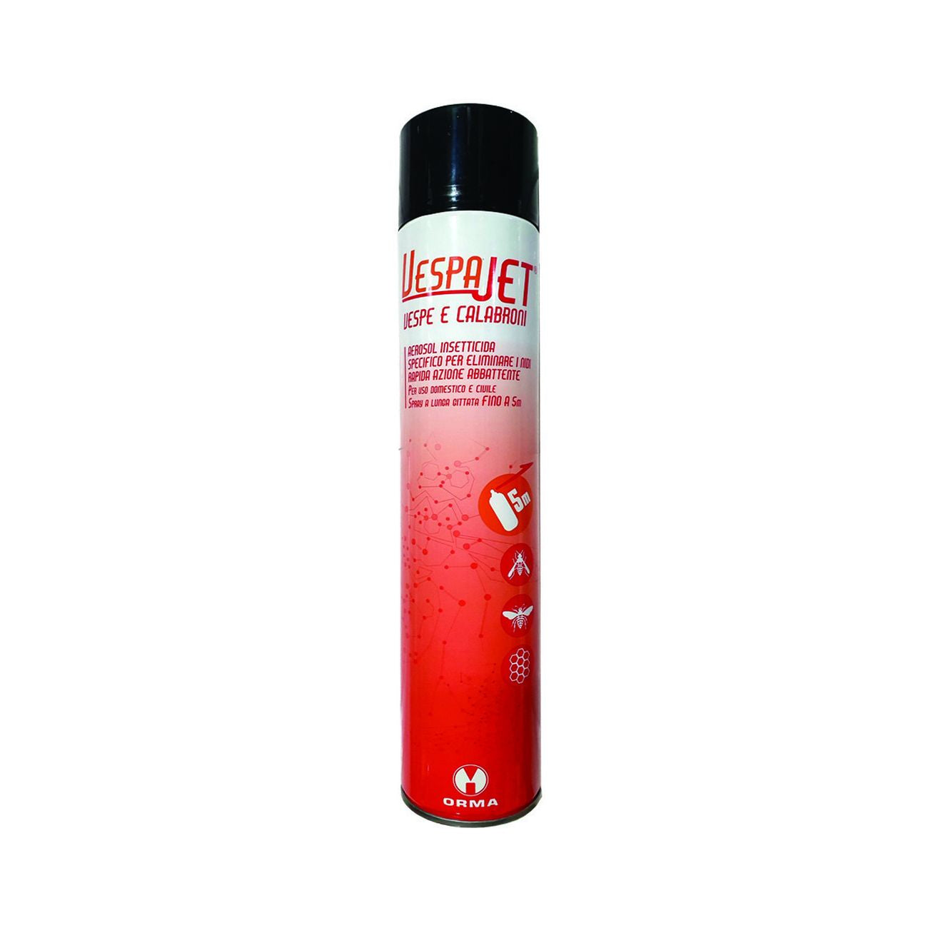 Vespajet Insetticida Spray Per Vespe E Calabroni - ml.750 in bomboletta spray - 12 pz