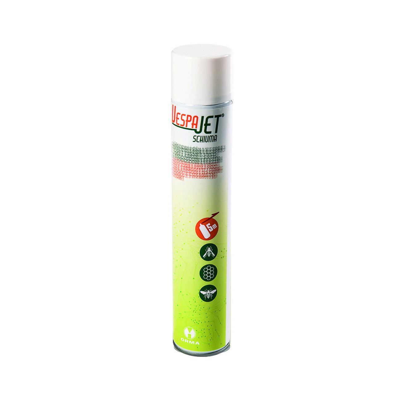 Vespajet Insetticida Schiumogeno Spray Per Nidi Di Vespe E Calabroni - ml.750 in bomboletta spray - 12 pz