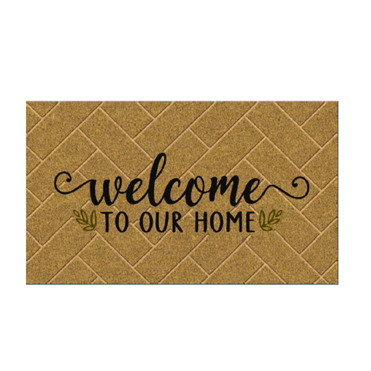 Zerbino Cocco "Welcome To Our Home" Spessore Mm.15 - cm.40x70