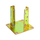 Supporto A Pavimento Con Piastra Per Trave Art.800 - mm.102x100 - spessore mm.5