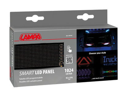 La confezione di Smart Led Panel, tabella Led programmabile, vista 2