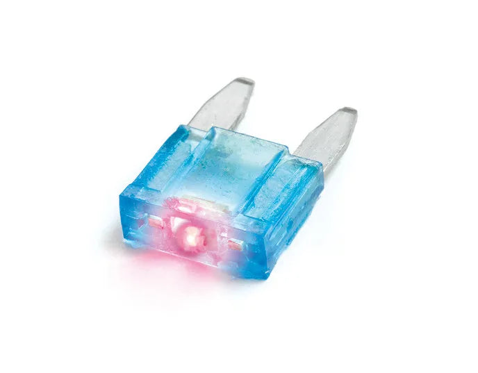 Smart Led, set 6 micro-fusibili lamellari con spia a led montato sul veicolo