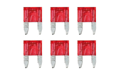 Smart Led, set 6 micro-fusibili lamellari con spia a led su fondo bianco, vista 2