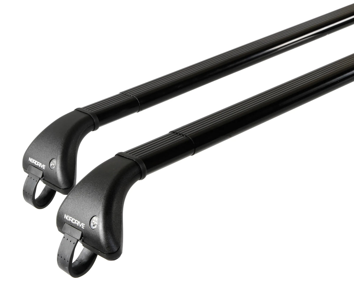 Snap Steel Rail, set completo barre portatutto telescopiche su fondo bianco, vista 5