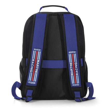 Zaino Sparco Martini Racing Stage MY23 da 15 litri con tasca per PC fino a 15 pollici Azzurro – vista 2