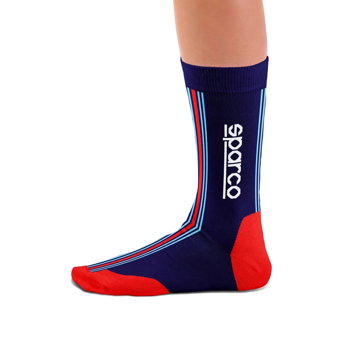 Calze Sparco Martini Racing Iconic Design in cotone Blu Marine / Rosso – vista 2