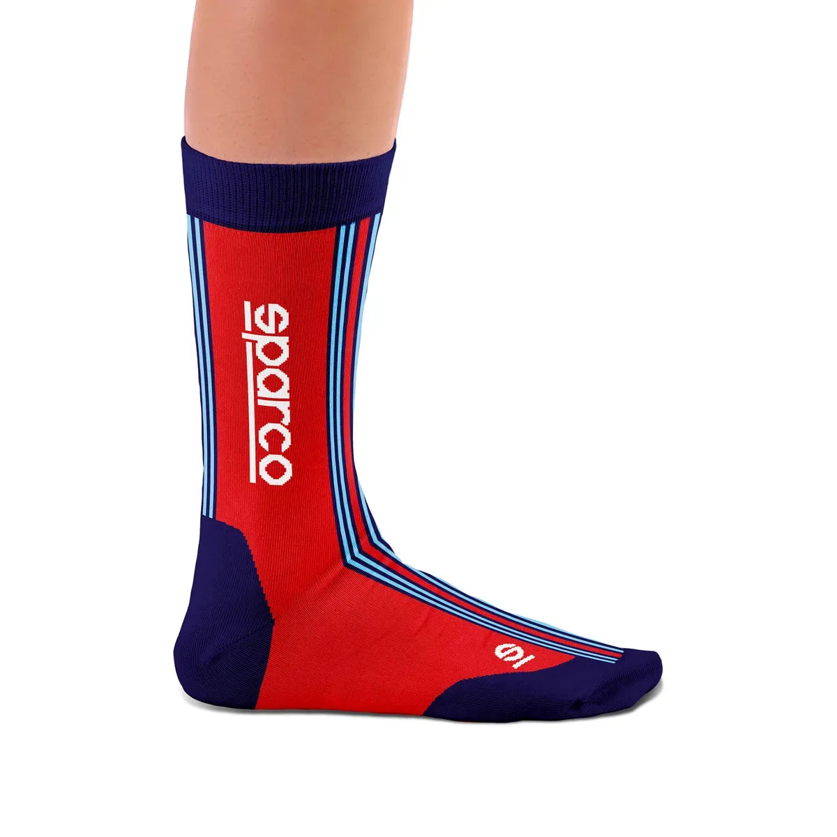 Calze Sparco Martini Racing Iconic Design in cotone Rosso / Blu Marine