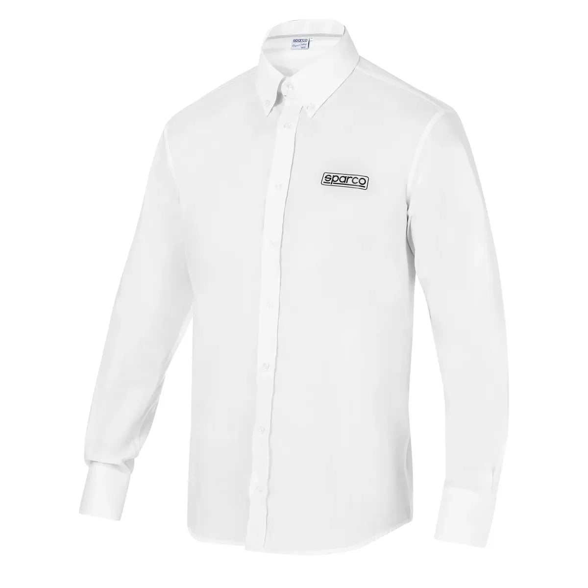 Camicia Sparco MY2024 bianca con colletto button down