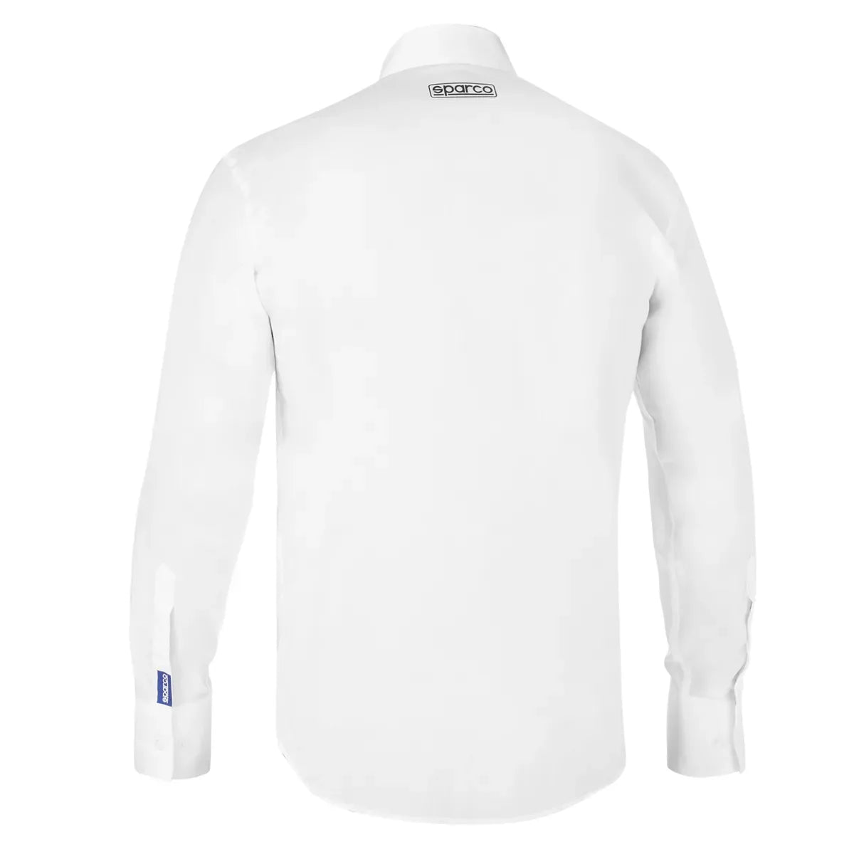Camicia Sparco MY2024 bianca con colletto button down – vista 2