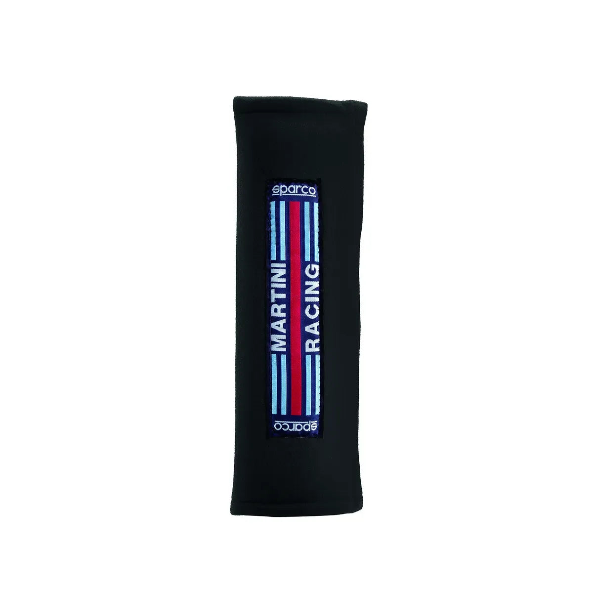 Imbottiture per cinture Sparco Martini Racing in vellutino da 3 pollici, coppia Nero