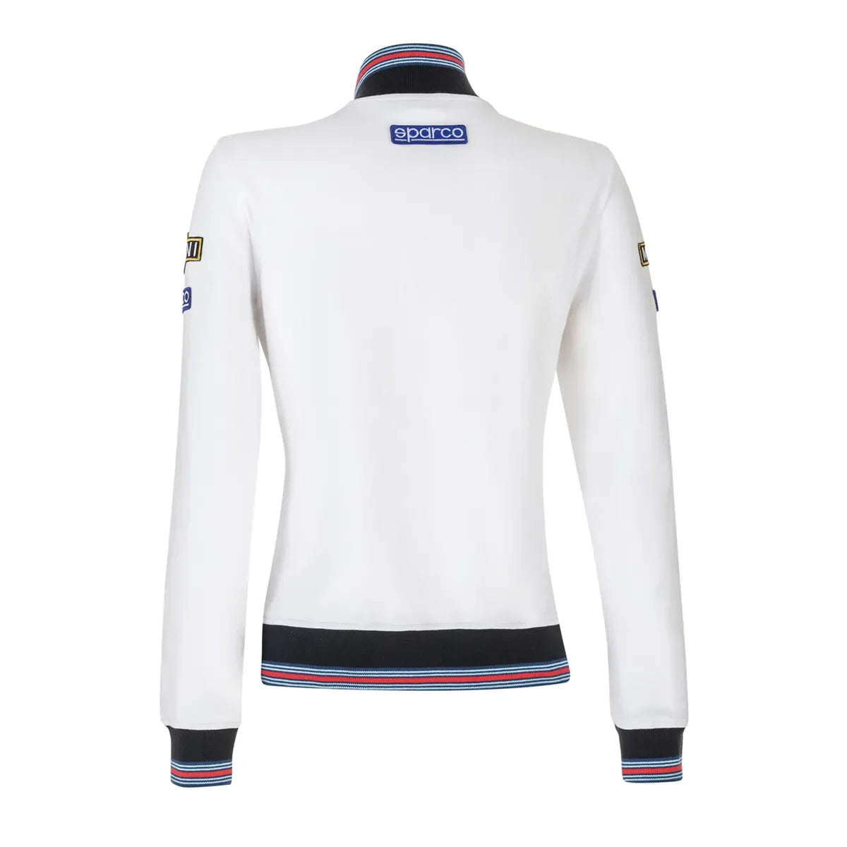 Felpa full zip da donna Sparco Martini Racing in cotone e poliestere Bianco – vista 2