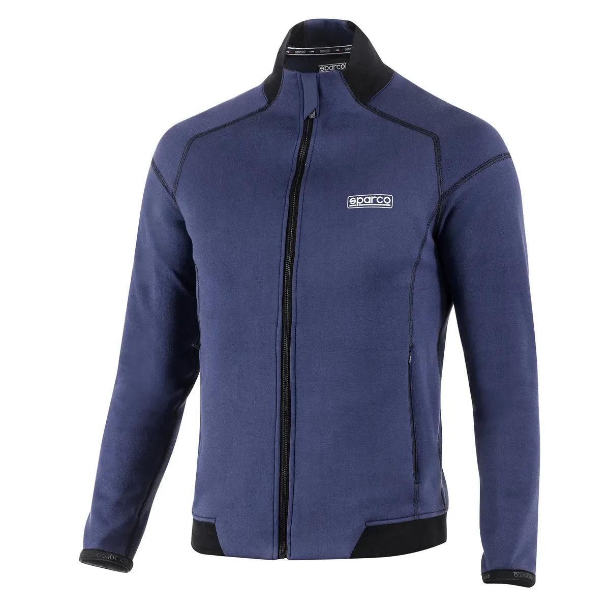Felpa da lavoro Sparco Full Zip Light Blu Scuro